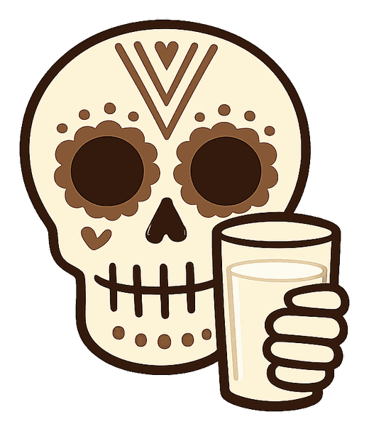 La Canela Co. sugar skull logo